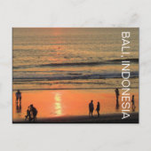 seminyak strandmensen briefkaart (Voorkant)