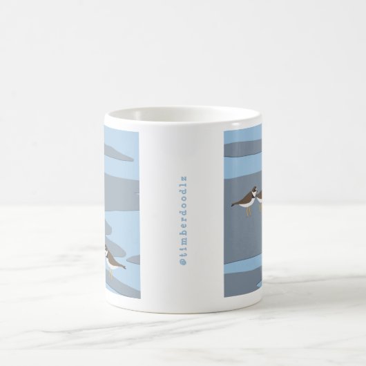 Semipalmaire plovermok koffiemok (Center)