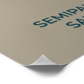 Semipalmated Sandpiper Migration Map – Minimalisti Poster (Hoek)