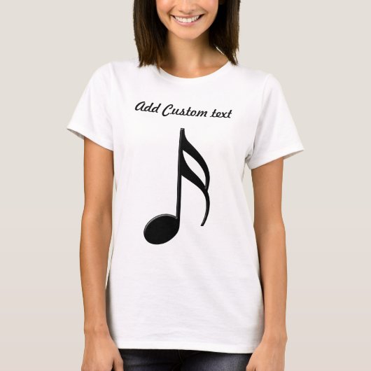 Semiquaver - Sixtetiende aantekensymbool T-shirt (Voorkant)