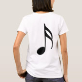 Semiquaver - Sixtetiende aantekensymbool T-shirt (Achterkant)