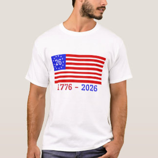 SEMIQUINCENTENNIAL: 1776 - 2026 T-SHIRT