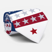 Semiquincentennial 1776 2026 White Celebration Stropdas (Opgerold)