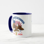 Semiquincentennial Bald Eagle Mug Mok (Voorkant links)