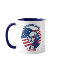 Semiquincentennial George Washington mok