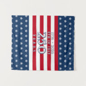 Semiquincentennial Navy Stars & Stripes 250 Years  Wandkleed (Voorkant (horizontaal))