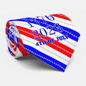 Semiquincentennial Stars & Stripes 1776-2026 Stropdas (Opgerold)