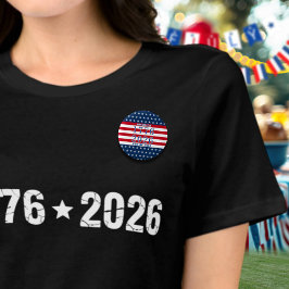 Semiquincentennial Stars Stripes America 1776 2026 Ronde Button 3,2 Cm