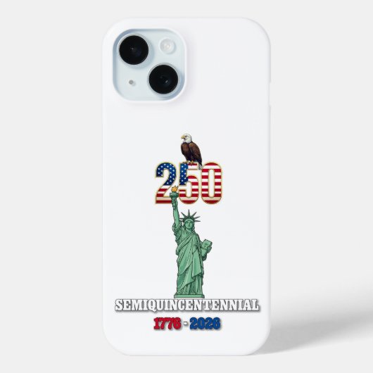 Semiquincentennial USA 250th Anniversary 1776-2026 Case-Mate iPhone Case (Achterkant)