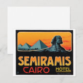Semiramis Hotel Cairo Briefkaart (Voorkant / Achterkant)