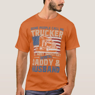 Semiruck Bestuurderrucker Daddy Echtgenoot VS Amer T-shirt