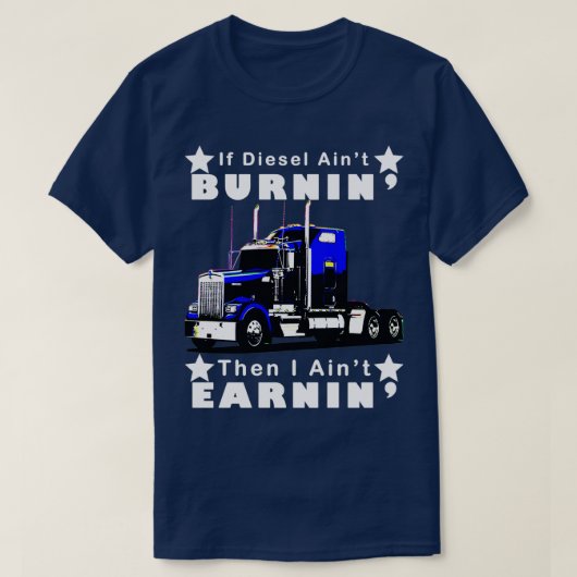 SemiTrailer Truck Driver Classic TShirt (Design voorkant)