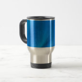 Semitransparent Blauw Reisbeker (Voorkant links)