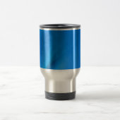Semitransparent Blauw Reisbeker (Center)