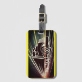 SemiTruck bagagelabel (Voorkant (verticaal))