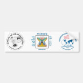 Semjase Silver Star Center Bumpersticker (Voorkant)