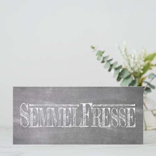 Semmelfresse - wit (Staand voorkant)