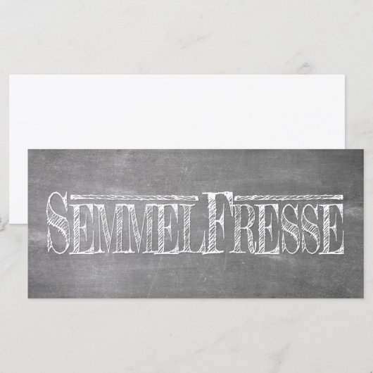 Semmelfresse - wit (Voorkant / Achterkant)