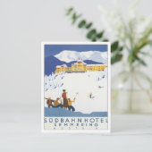 Semmering Austria Briefkaart (Staand voorkant)