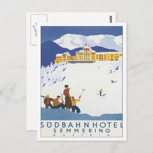 Semmering Austria Briefkaart (Voorkant / Achterkant)