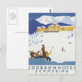 Semmering Austria Briefkaart (Voorkant / Achterkant)