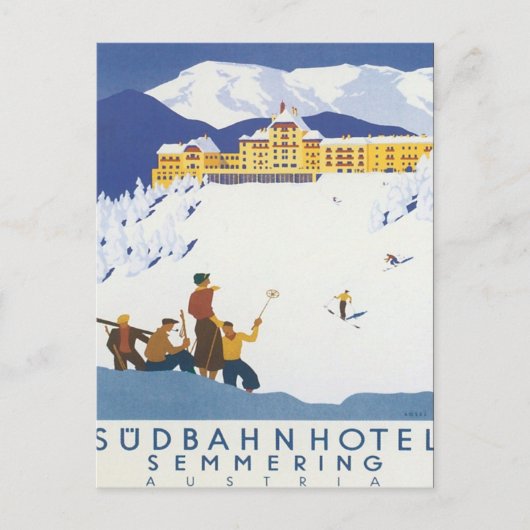 Semmering Austria Briefkaart (Voorkant)