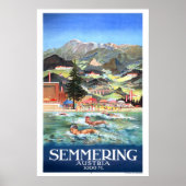 Semmering Austria Vintage Poster 1928 (Voorkant)