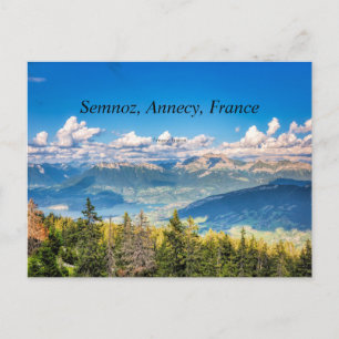 Semnoz, Annecy, Frankrijk landschapsfoto Briefkaart