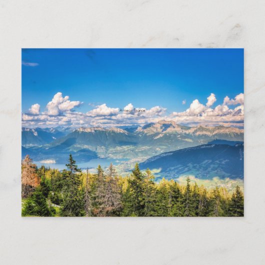 Semnoz, Annecy, Franse schilderachtig foto Briefkaart (Voorkant)