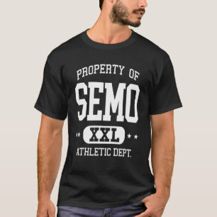 SEMO Retro Atletiek Eigendomsafdeling T-shirt