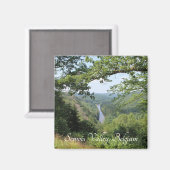 Semois Valley View, Ardennes, Belgium Magneet (Voorkant / Achterkant)