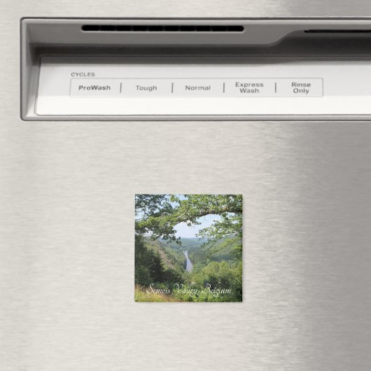 Semois Valley View, Ardennes, Belgium Magneet (Insitu (Vaatwasser))