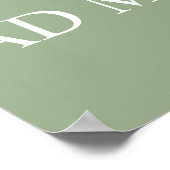 Semper ad Meliora, Latijnse citaat Groen Poster (Hoek)