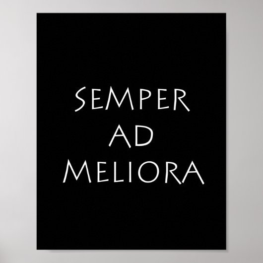 Semper en meliora poster (Voorkant)