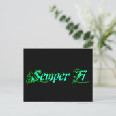 Semper Fi Briefkaart (Staand voorkant)