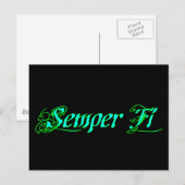 Semper Fi Briefkaart (Voorkant / Achterkant)