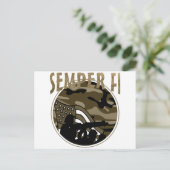 Semper Fi Briefkaart (Staand voorkant)