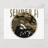 Semper Fi Briefkaart (Voorkant)