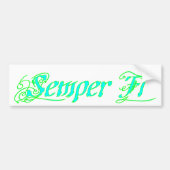 Semper Fi Bumpersticker (Voorkant)