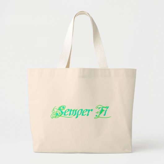 Semper Fi Grote Tote Bag (Voorkant)