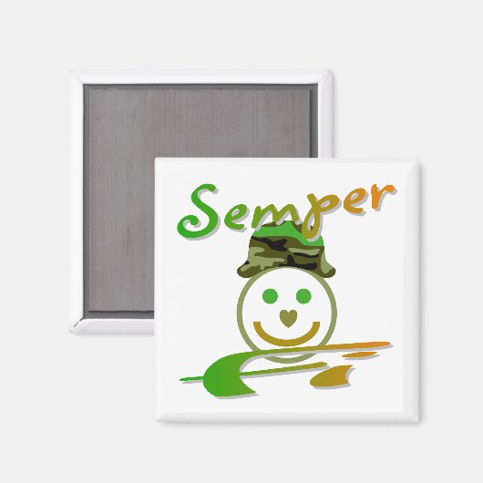 Semper Fi Magneet (Voorkant / Achterkant)