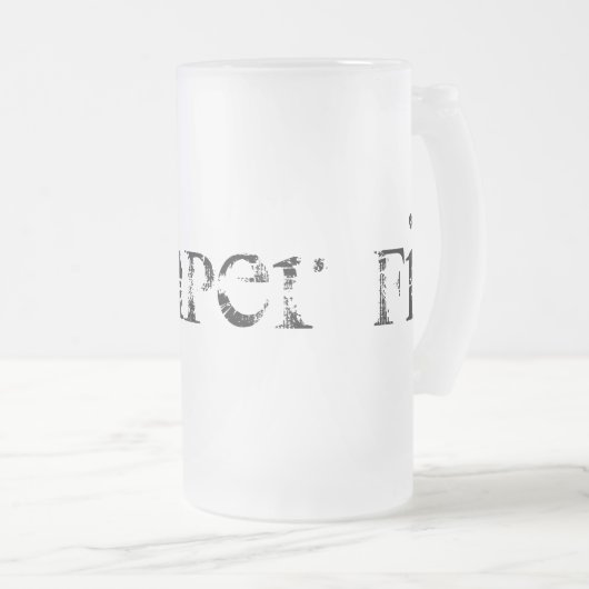 Semper-Fi-Mok Matglas Bierpul (Voorkant rechts)