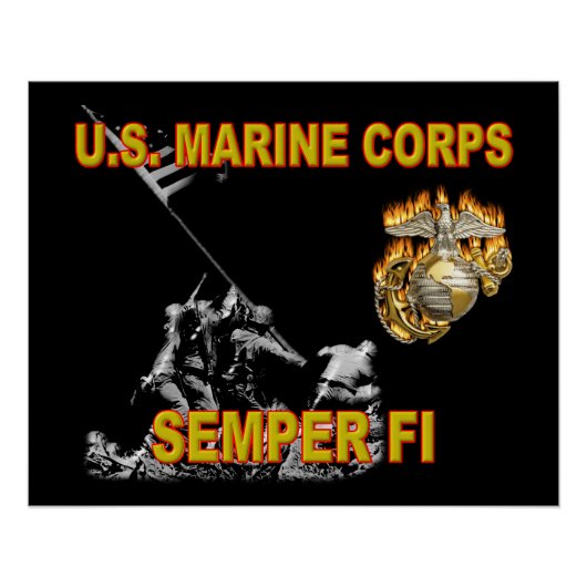 SEMPER FI PERFECT POSTER (Voorkant)