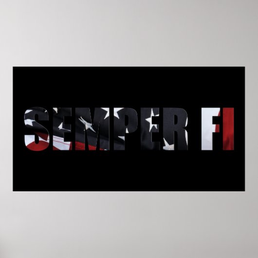 Semper-Fi-Poster Poster (Voorkant)