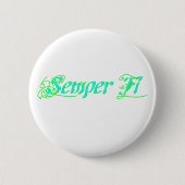 Semper Fi Ronde Button 5,7 Cm (Voorkant)