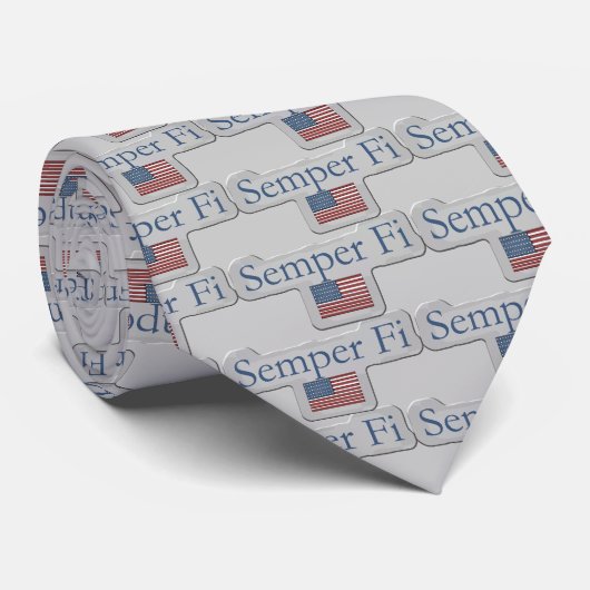 Semper-Fi-stropdas Stropdas (Opgerold)