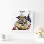 Semper Fi wandklok (Huis)