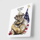 Semper Fi wandklok (Hoek)