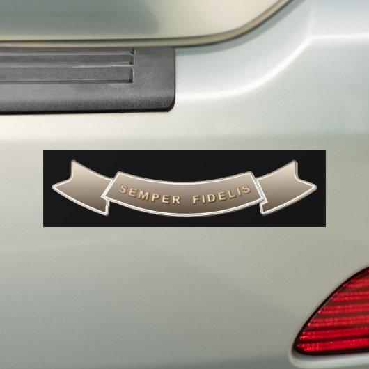Semper Fidelis Bumpersticker (Op auto)