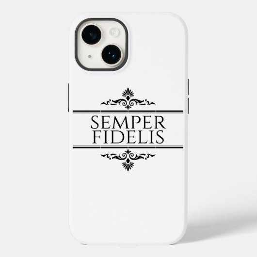 Semper Fidelis Case-Mate iPhone Case (Achterkant)